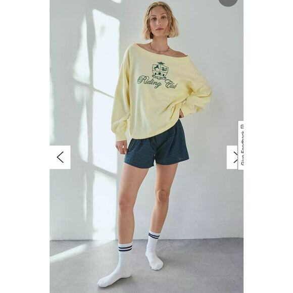 NWOT Out From Under Imani Sweatshirt Size Small Yellow - Picture 2 of 4